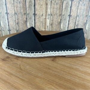 Black Espadrille Flats(FELIX-S)